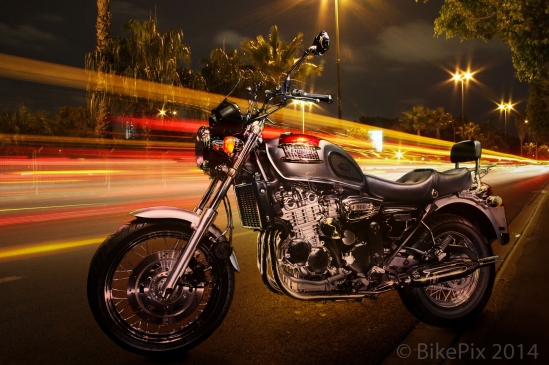 Motorcycle Photography light trails